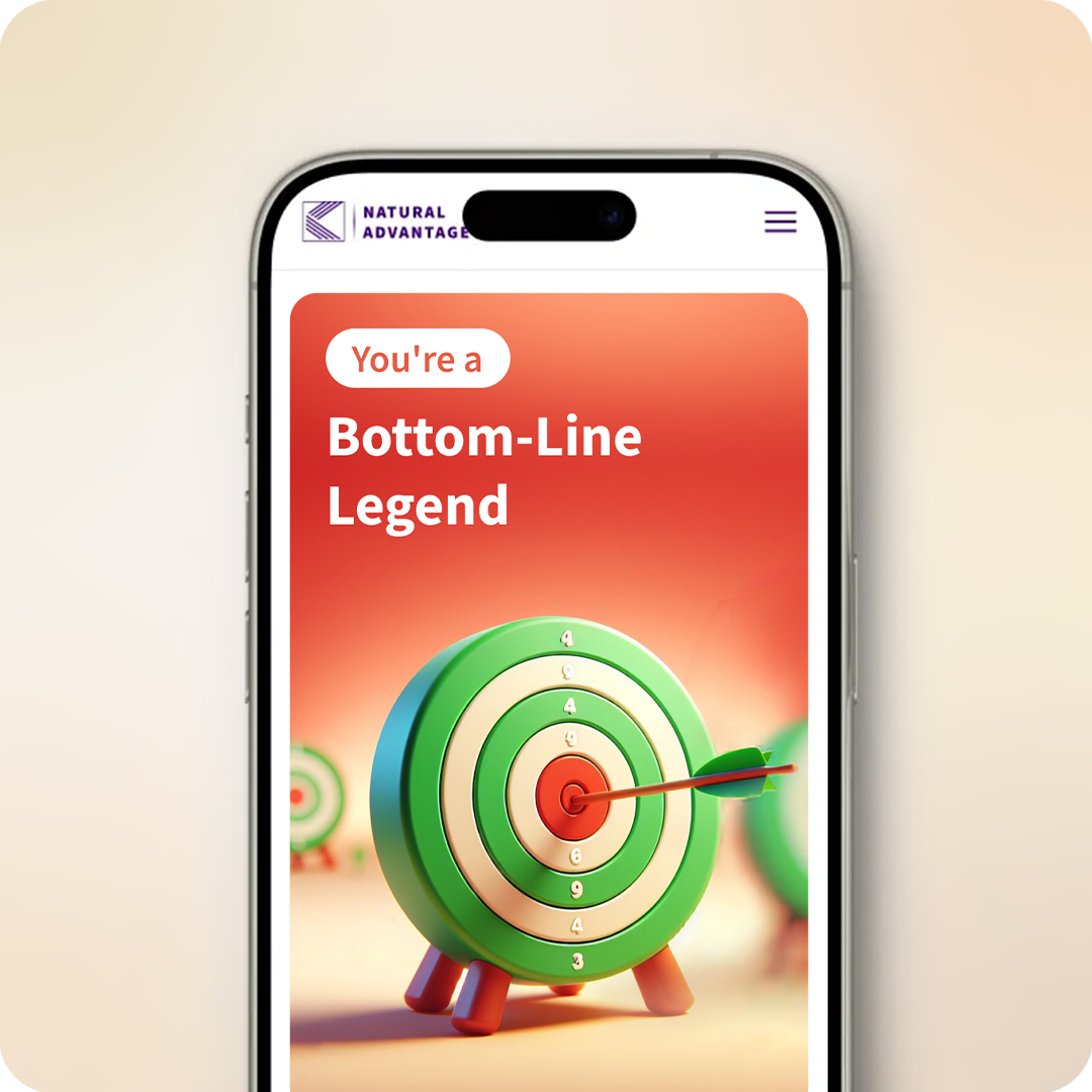 <span class="font-normal">You're a</span>Bottom-Line Legend <span class="font-normal">You're a</span>Bottom-Line Legend
