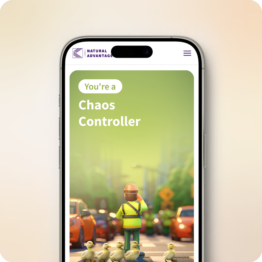 <span class="font-normal">You're a</span>Chaos Controller <span class="font-normal">You're a</span>Chaos Controller